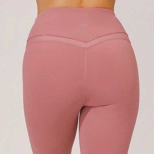 90Degree By Reflex "BOOTYFUL" BRAND HIGH WAISTED7/8 Ankle LEGGING Large